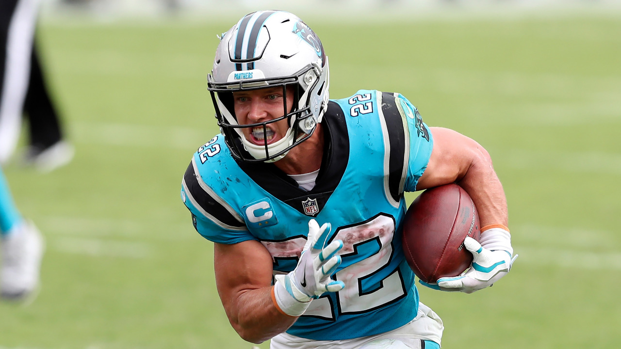 Panthers RB Christian McCaffrey trusts God's plan after ankle injury