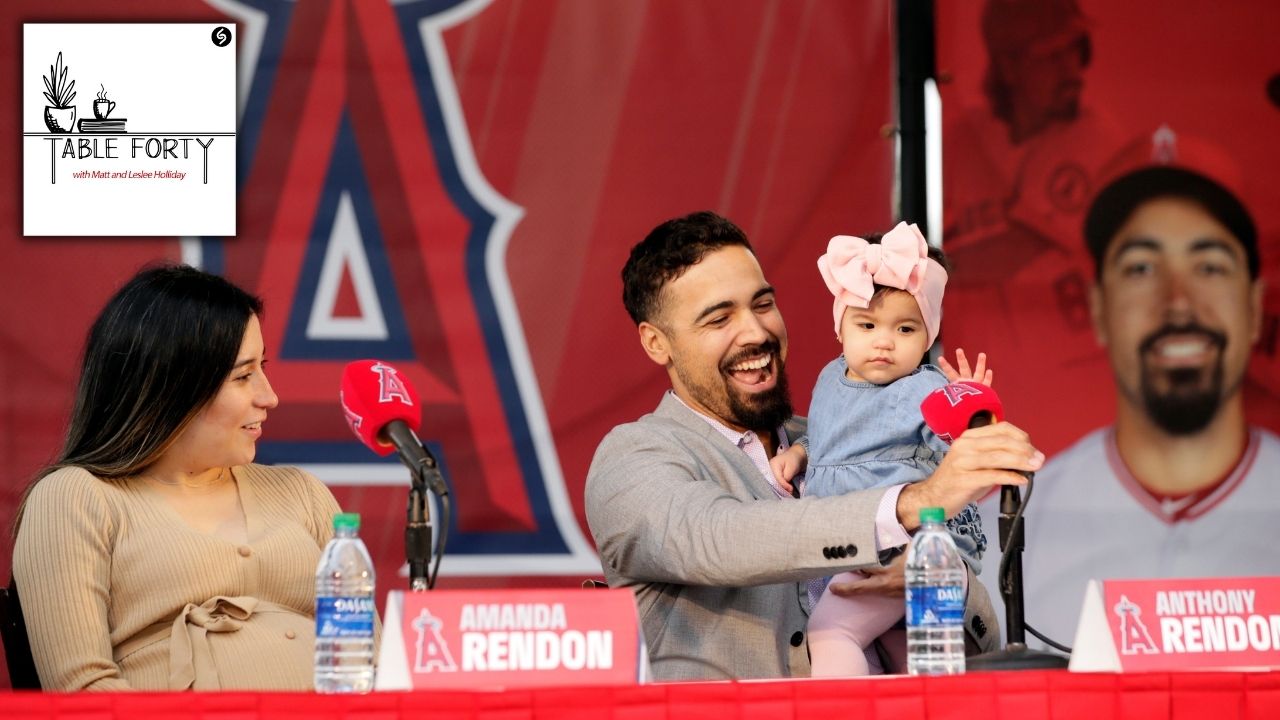 Angels 3B Anthony Rendon & Wife Amanda - TABLE FORTY PODCAST