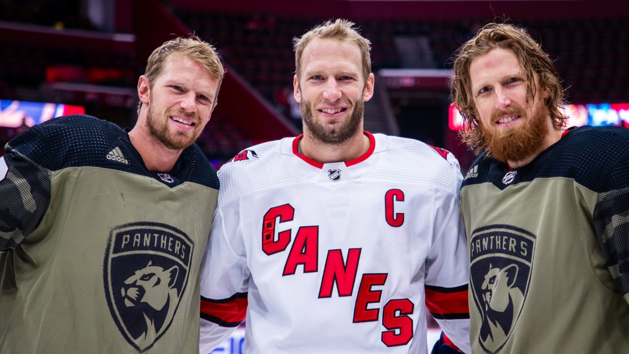 Staal brothers meet in NHL game for 11th time as they live for God