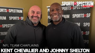 NFL chaplains Kent Chevalier and Johnny Shelton