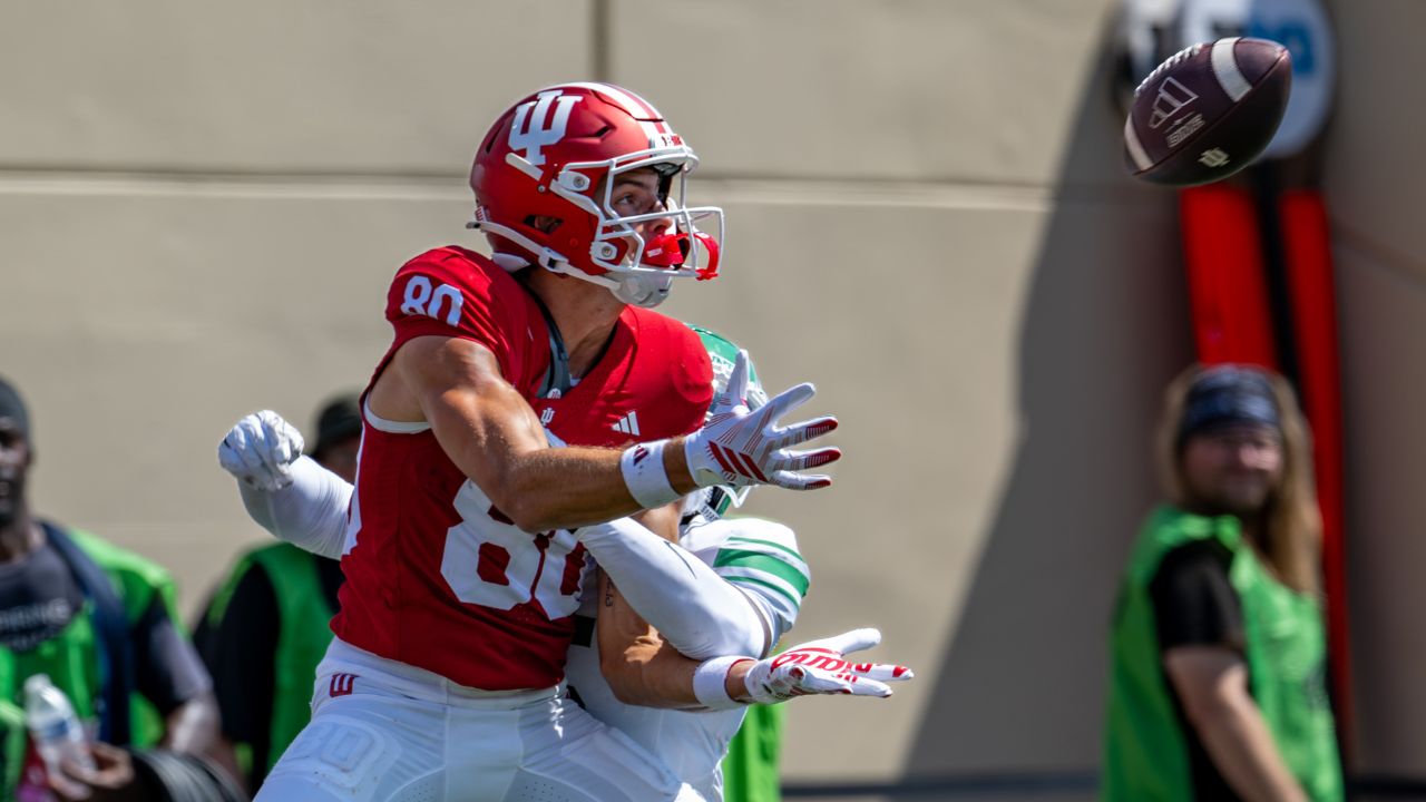 Indiana WR Charlie Becker steps into leadership role, declares ‘God is everything for me’
