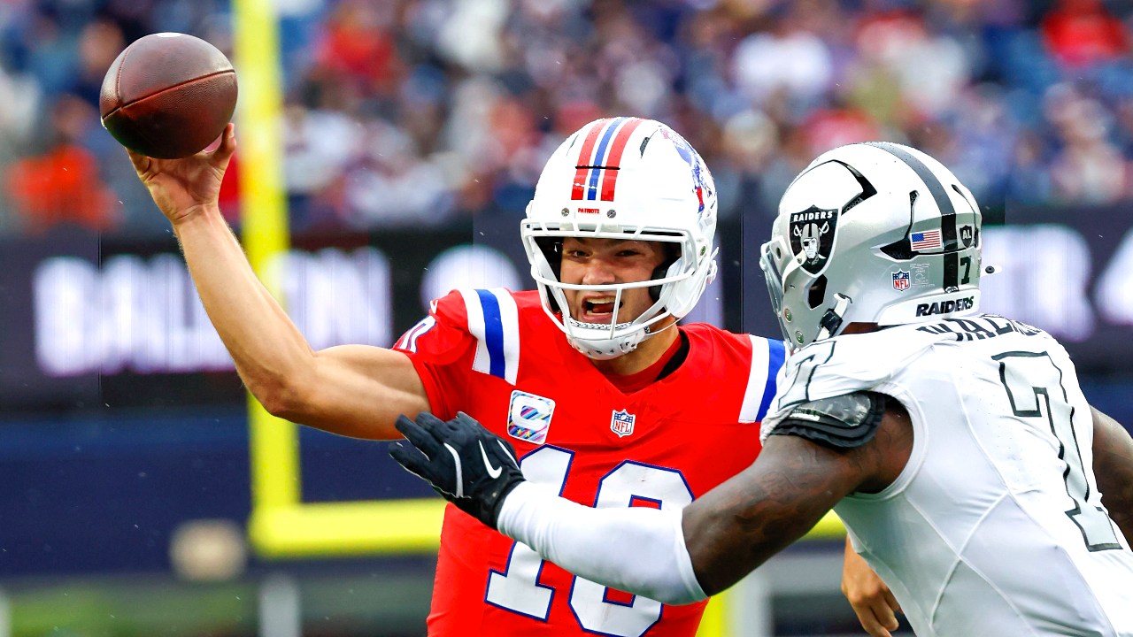 New England Patriots QB Drake Maye impresses with 5-TD outing, thanks ‘the good Lord’